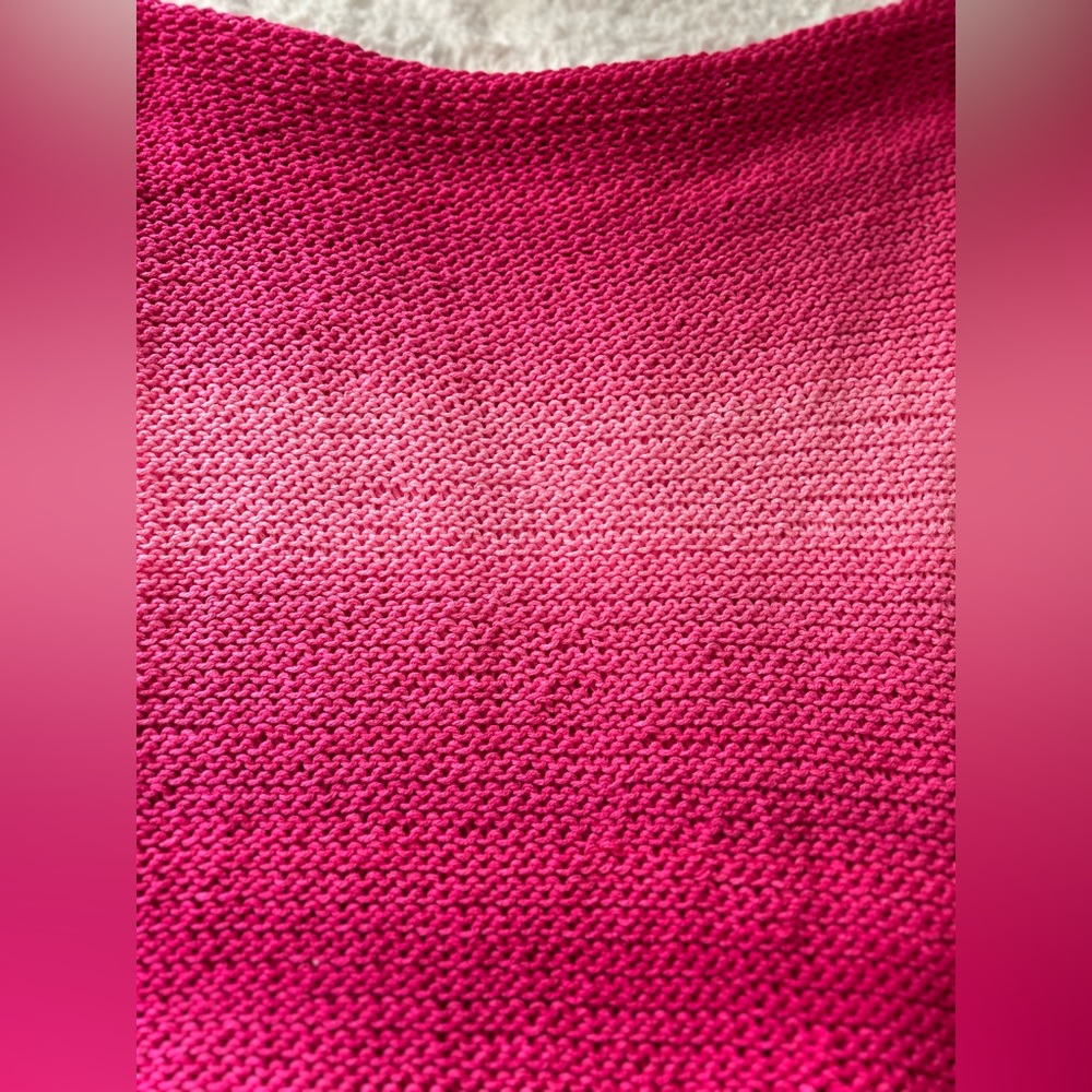 Betsey Johnson, bundle two knit scarfs ombre pink confetti neon rare find🎁⭐️👀 - Picture 11 of 14